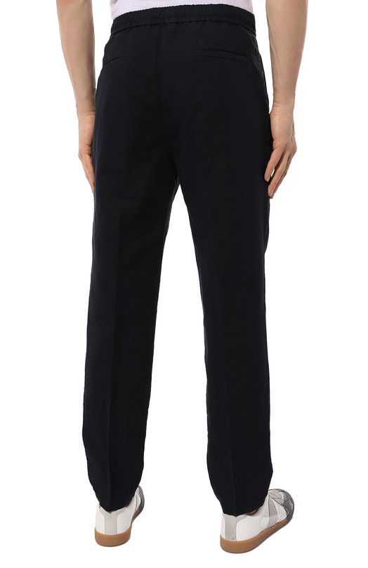 фото Брюки изо льна и хлопка brunello cucinelli