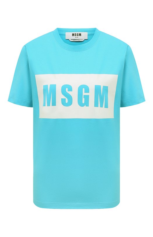 фото Хлопковая футболка msgm