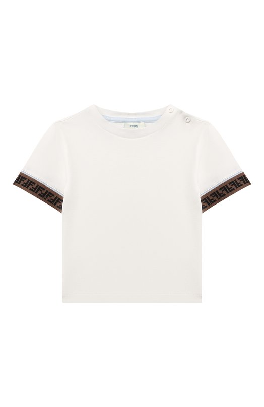 Хлопковая футболка Fendi