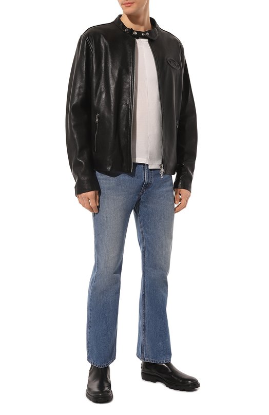 фото Кожаная куртка diesel