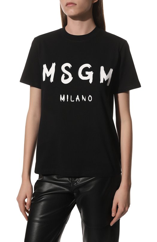 фото Хлопковая футболка msgm