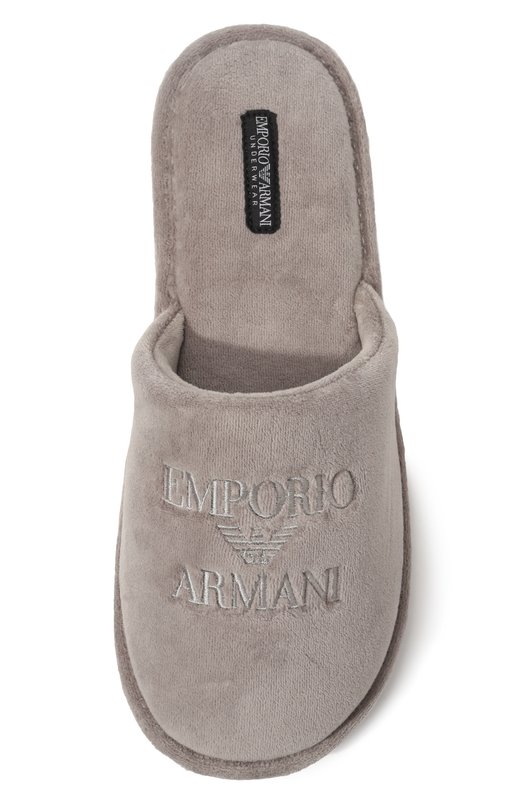 фото Текстильные домашние туфли emporio armani