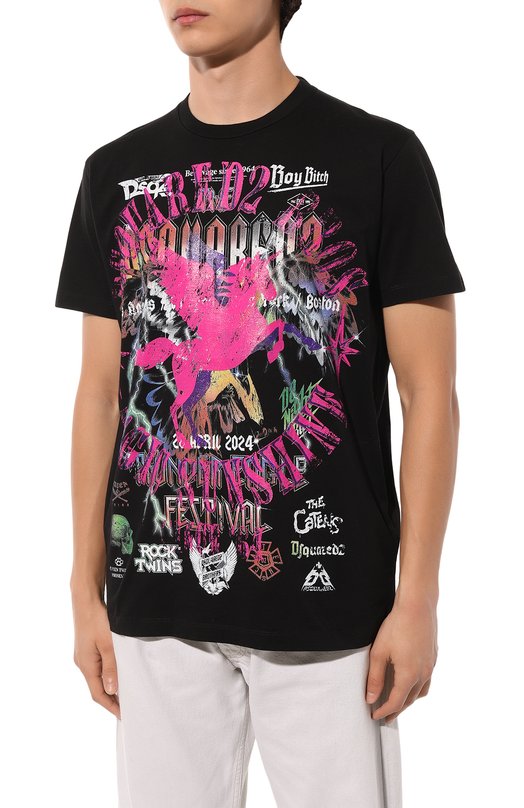 фото Хлопковая футболка dsquared2