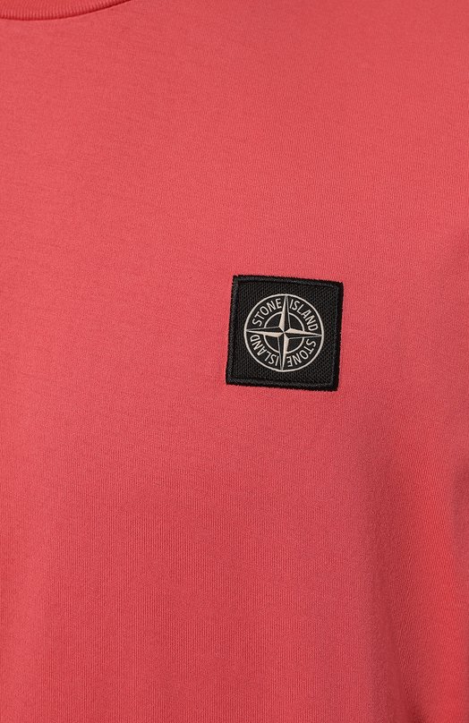 фото Хлопковая футболка stone island