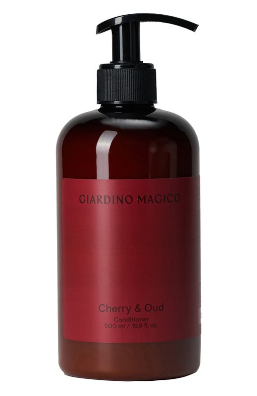 фото Питательный кондиционер для волос cherry & oud (500ml) giardino magico