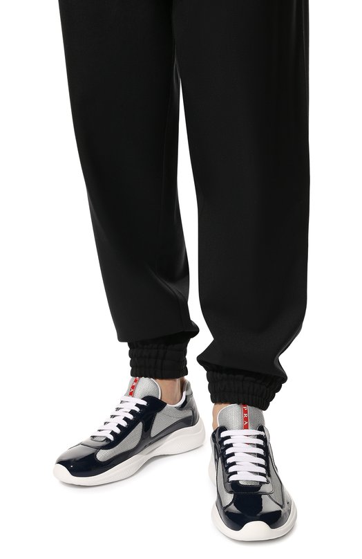 фото Комбинированные кроссовки prada