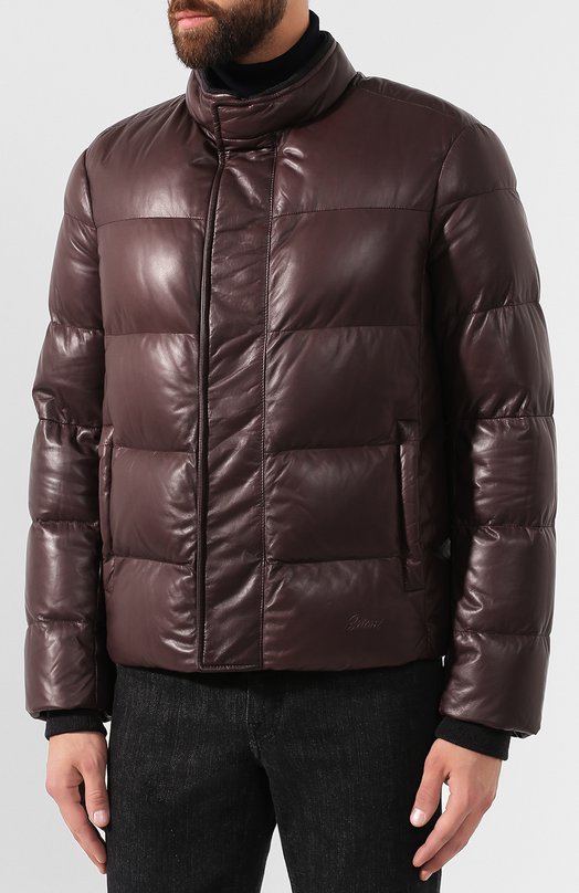 фото Кожаная куртка brioni