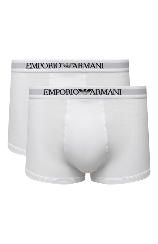 фото Комплект из двух хлопковых боксеров emporio armani