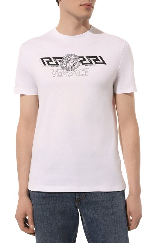 фото Хлопковая футболка versace