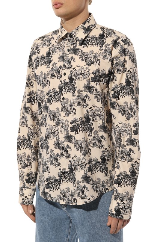 фото Хлопковая рубашка hugo