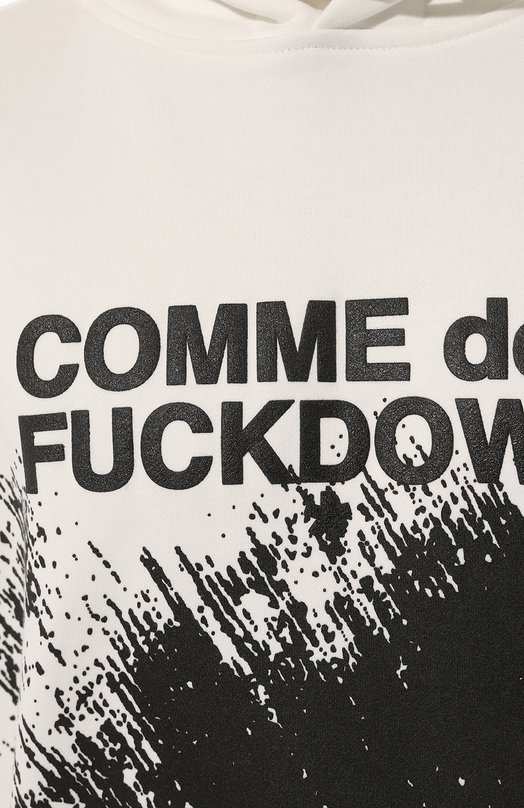 фото Хлопковое худи comme des fuckdown