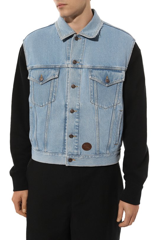 фото Джинсовый жилет gucci