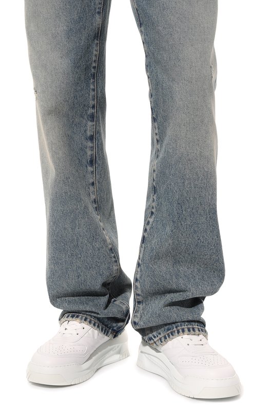 фото Кожаные кроссовки greca odissea versace