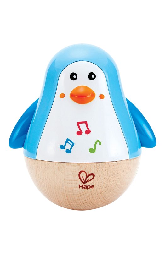 Музыкальная игрушка-неваляшка Пингвин Hape. Цвет: синий