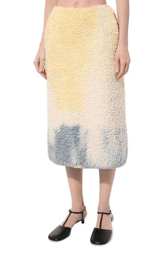 фото Хлопковая юбка jil sander