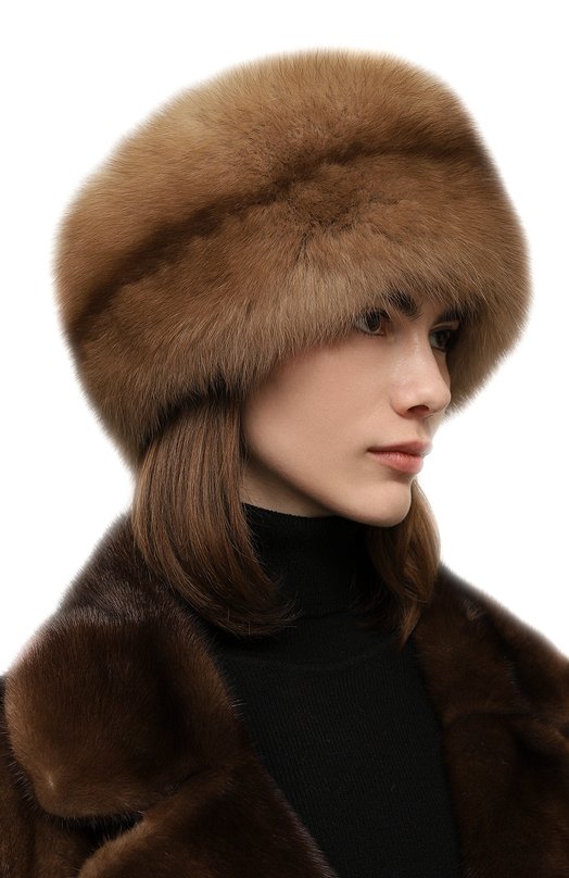 фото Шапка из меха норки и соболя kussenkovv