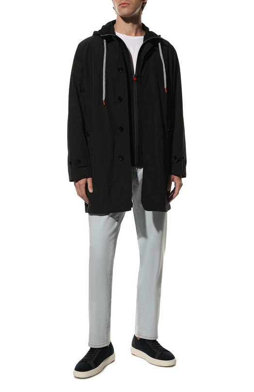 фото Текстильные кеды santoni