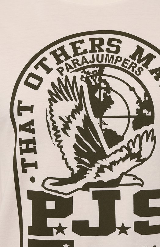 фото Хлопковая футболка parajumpers