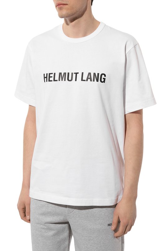 фото Хлопковая футболка helmut lang