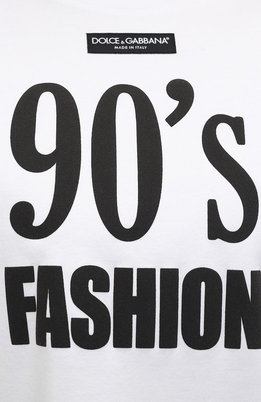 фото Хлопковая футболка dolce & gabbana