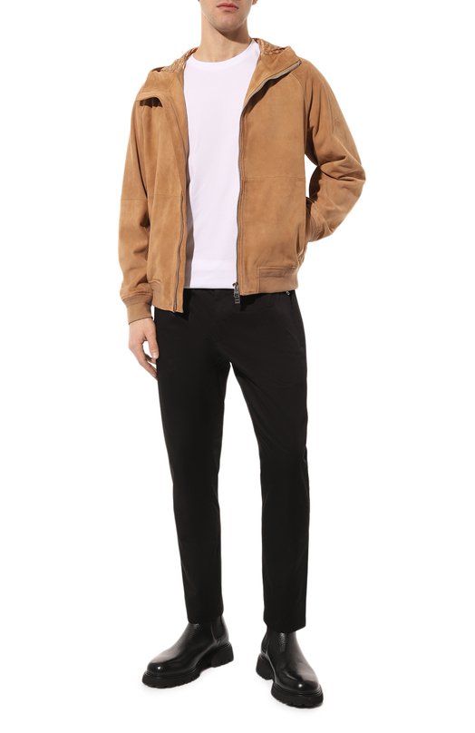 фото Замшевый бомбер boss