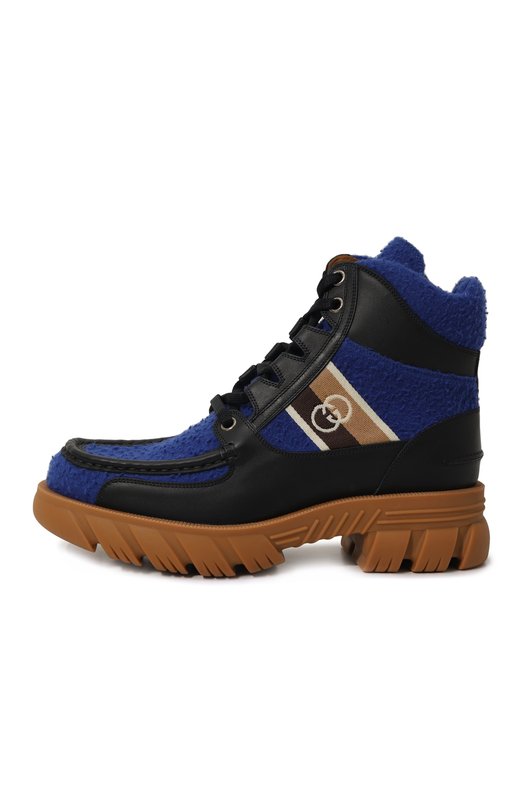 фото Комбинированные ботинки gucci
