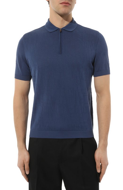 фото Хлопковое поло corneliani