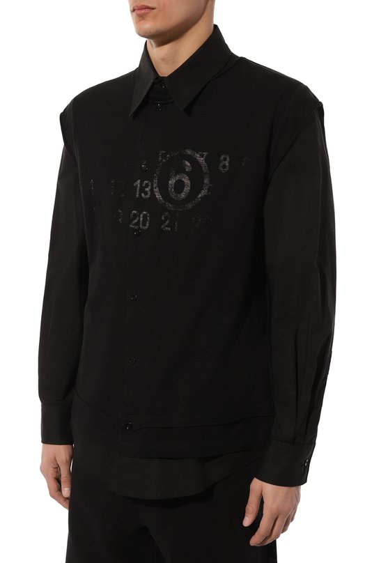 фото Хлопковая рубашка mm6