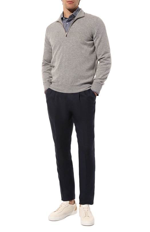 фото Хлопковая рубашка brunello cucinelli