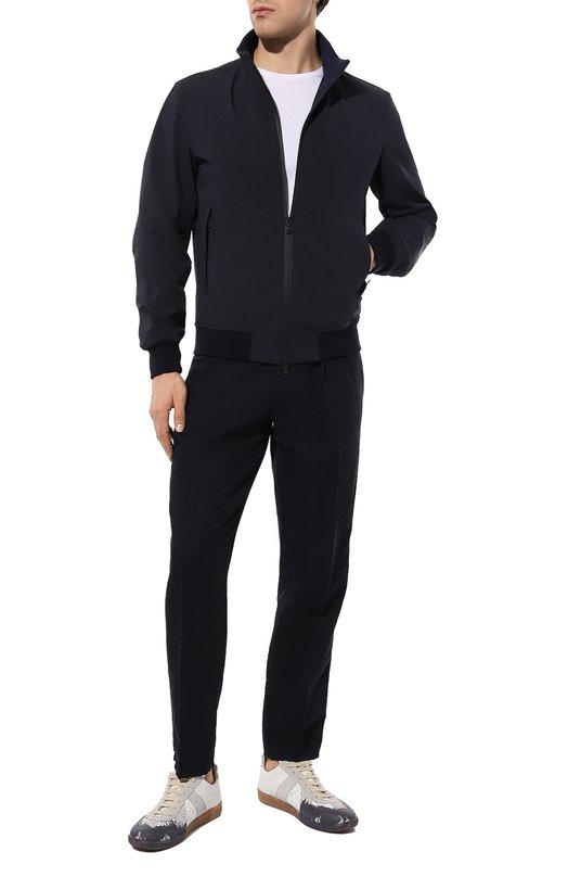 фото Брюки изо льна и хлопка brunello cucinelli