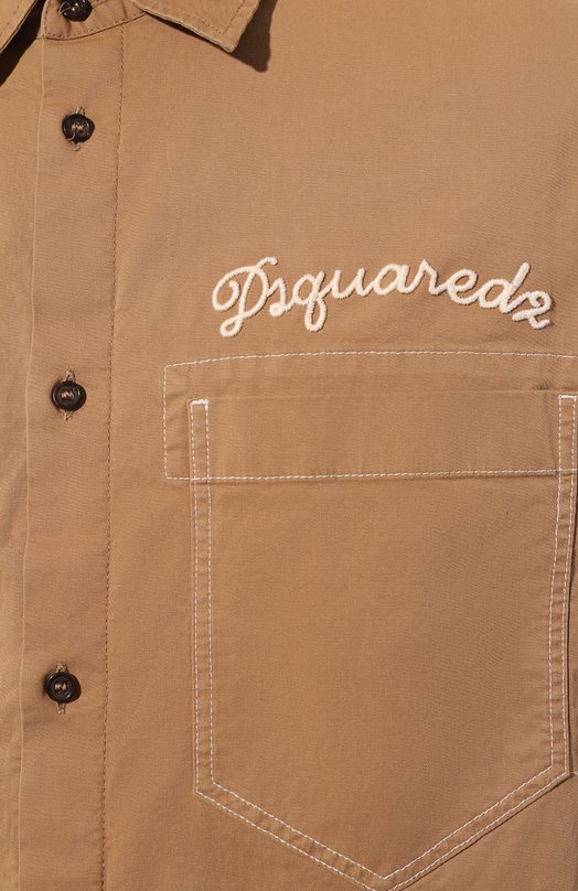 фото Хлопковая рубашка dsquared2