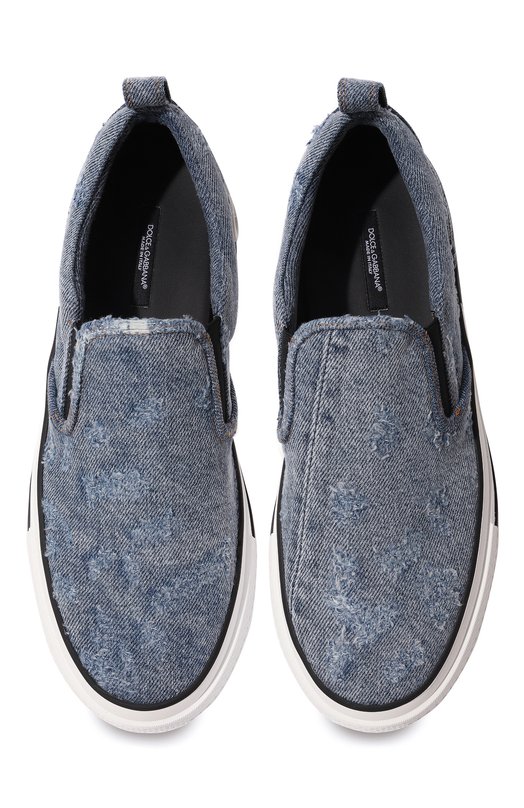 фото Текстильные слипоны custom 2.zero dolce & gabbana