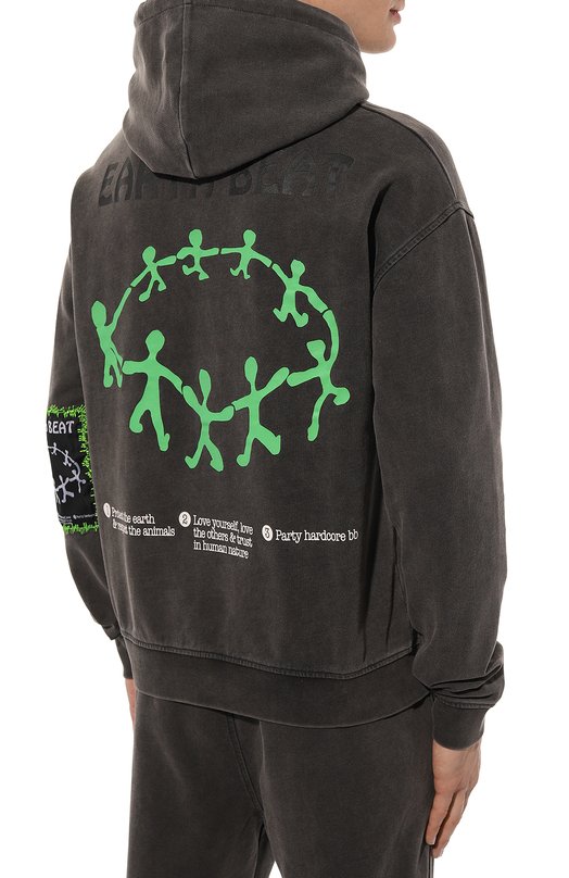 фото Хлопковое худи carne bollente