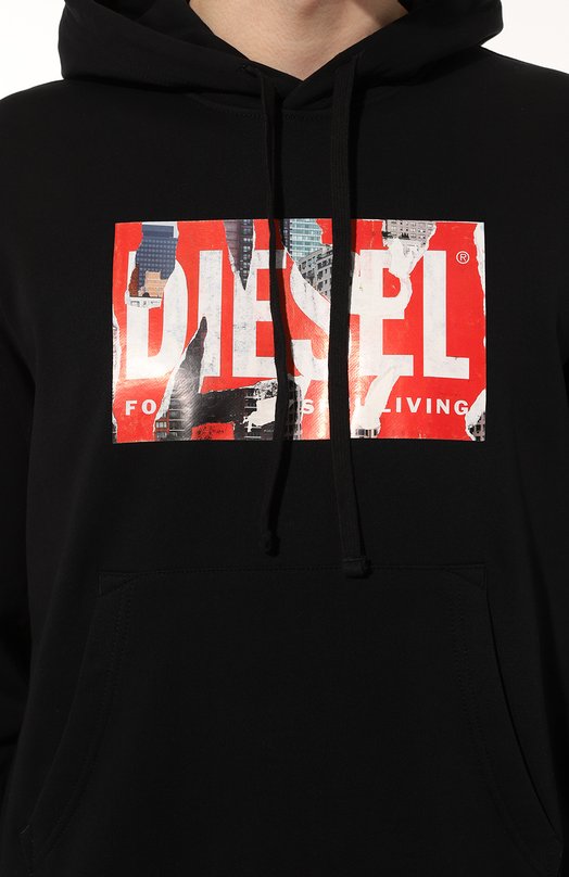 фото Хлопковое худи diesel