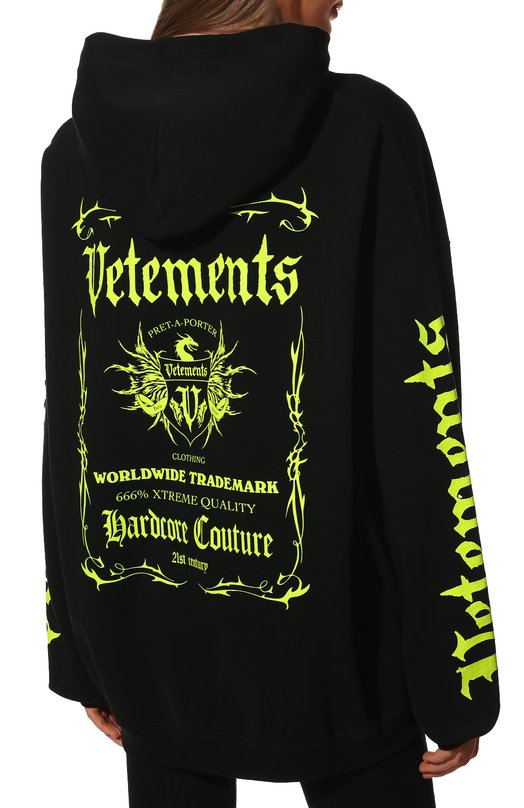 фото Хлопковое худи vetements