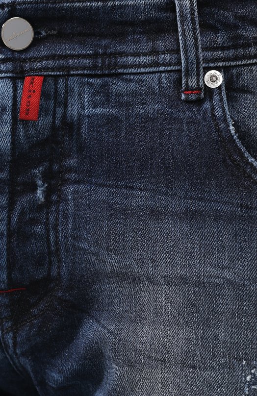 фото Джинсы прямого кроя kiton