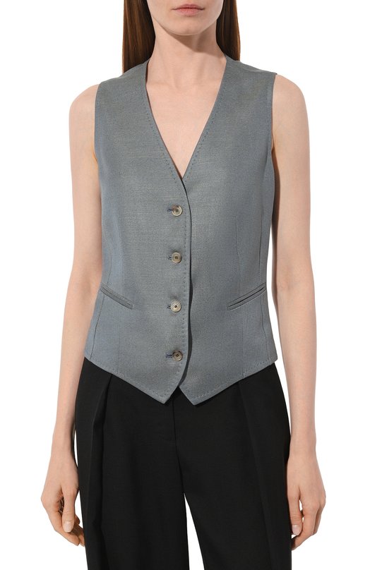 фото Жилет из вискозы kiton