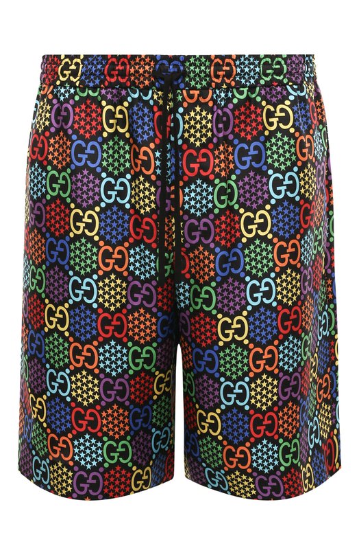 фото Шелковые шорты gg psychedelic gucci