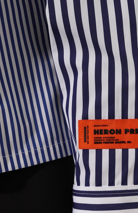 фото Хлопковая рубашка heron preston