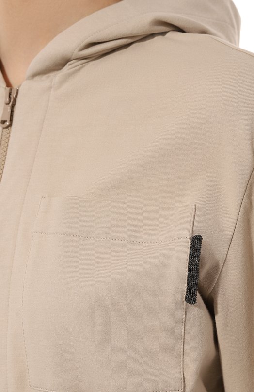 фото Хлопковая толстовка brunello cucinelli