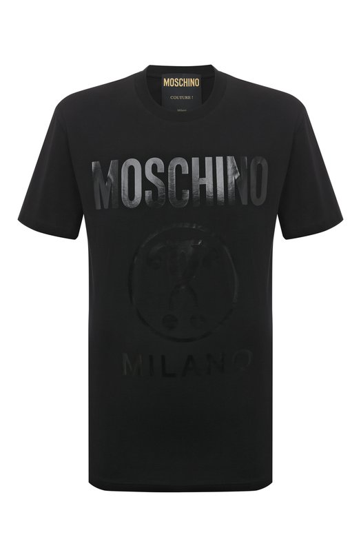 фото Хлопковая футболка moschino