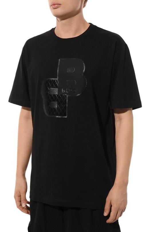 фото Хлопковая футболка boss