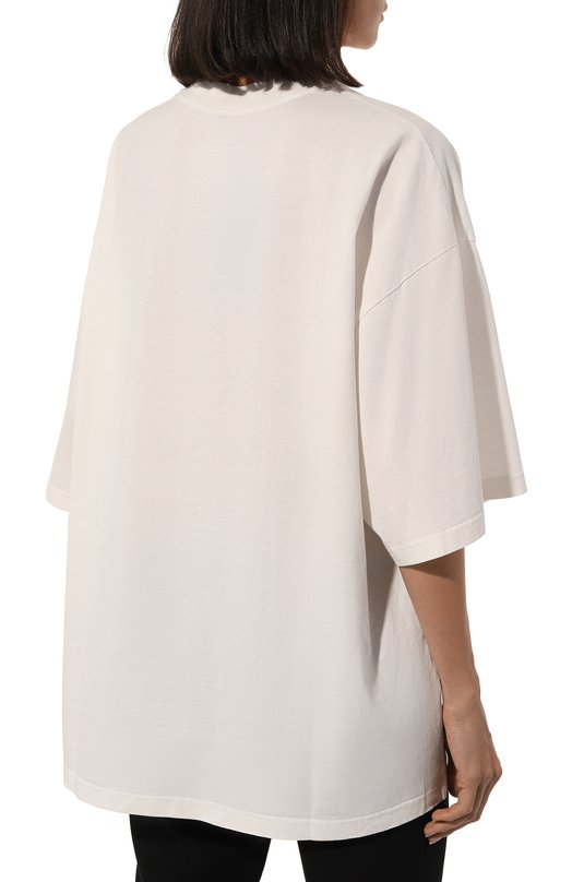 фото Хлопковая футболка mm6