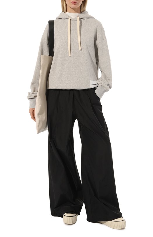 фото Хлопковое худи jil sander