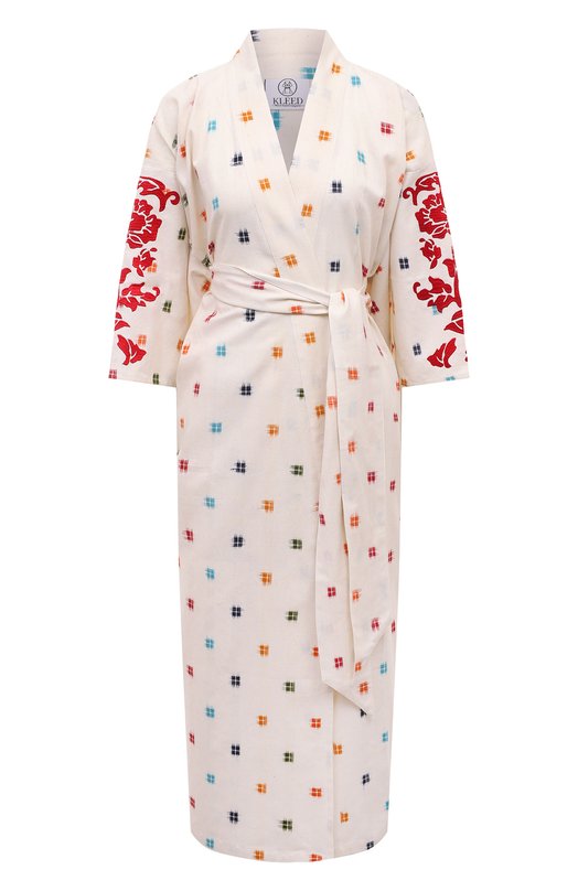 фото Хлопковое платье-кимоно kleed loungewear