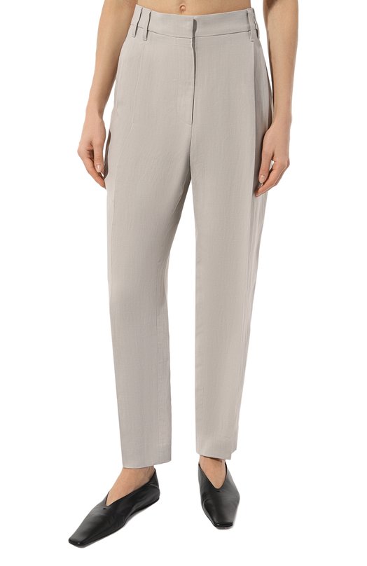 фото Брюки из вискозы и льна brunello cucinelli