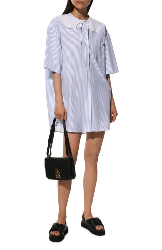 фото Хлопковое платье miu miu