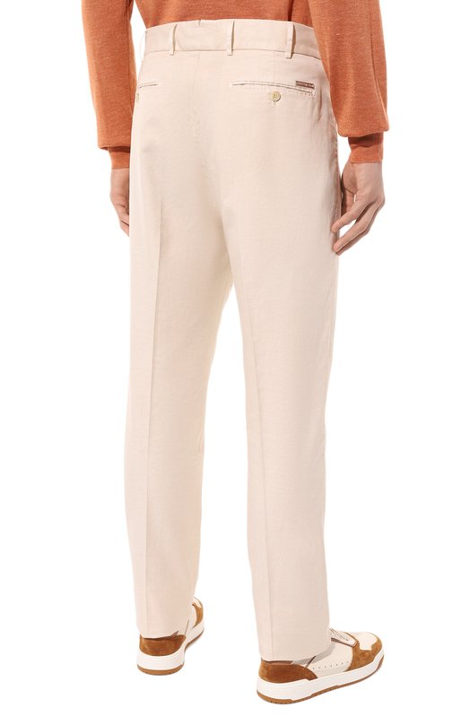 фото Брюки из хлопка и льна stefano ricci