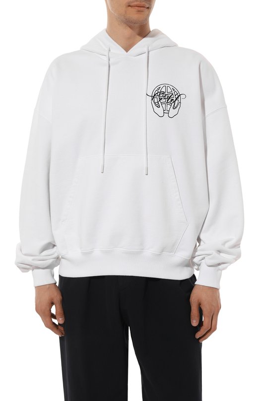 фото Хлопковое худи off-white