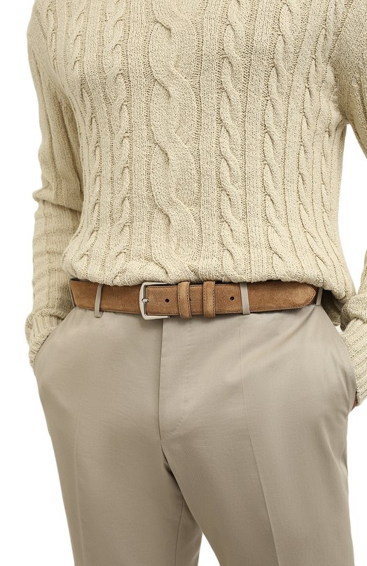 фото Замшевый ремень loro piana